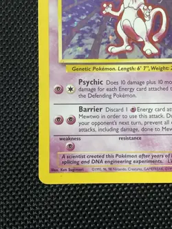 Mewtwo 10/102 Pokemon TCG 1999 Base Set Holo Unlimited Rare - Image 5
