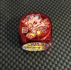 Digimon TCG Crest of Love Red Metal Dice X1 - Biyomon Mana Moon Yugioh - Image 4