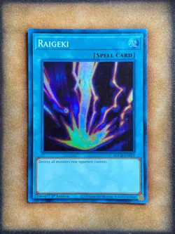 Yugioh Raigeki SDCH-EN021 Super Rare 1st Ed NM - Image 1