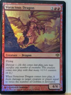Voracious Dragon Conflux Foil MTG card in MP condtion - Image 1