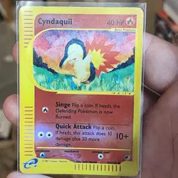 Cyndaquil - 104/165 Expedition Base Set - Reverse Holo Pokemon Card - LP - Image 2