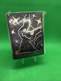 Mimikyu Paldean Fates ETB Pokemon Card Sleeves 65 Ct - Image 1