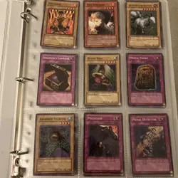 Yu-Gi-Oh Vintage Cards 1st Edition binder childhood collection lot - Image 1