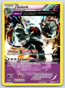 Golurk - XY Ancient Origins 35/98 Rare Theta Stop Trait kawayoo Pokemon Card NM - Image 1
