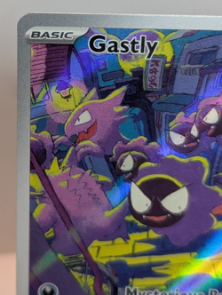 Pokemon TCG Gastly Illustration Rare IR Holo Card 177/162 Temporal Forces NM - Image 2