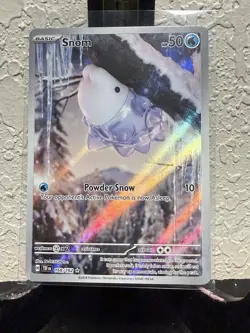 Pokemon TCG Snom Scarlet & Violet Temporal Forces 168/162 Card in NM Condition - Image 1