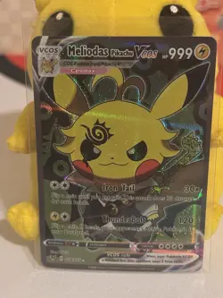 Pikachu Meliodas 7 Deadly Sins Cosplay Cute Doujin ACG HOLO Card - Near Mint FS - Image 1