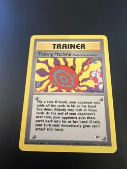 Tickling Machine 119/132 Gym Heroes Unlimited 2000 Pokemon Card Uncommon NM - Image 1