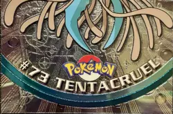 TENTACRUEL #73, Series 1 - 2000, Topps TV Animation Edition Chrome Pokemon Card - Image 3