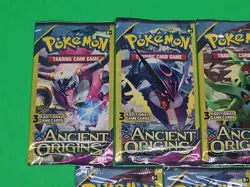 5x 2015 POKEMON XY ANCIENT ORIGINS 3 Card Mini Booster Pack Sealed M Rayquaza - Image 3