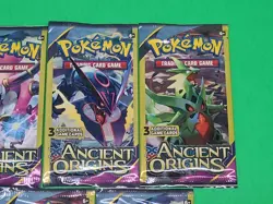 5x 2015 POKEMON XY ANCIENT ORIGINS 3 Card Mini Booster Pack Sealed M Rayquaza - Image 4