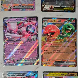 POKEMON TCG Lot Of 14 SCARLET & VIOLET/ MEGA ERA EX Rare Holographic Cards - Image 4