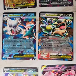 POKEMON TCG Lot Of 14 SCARLET & VIOLET/ MEGA ERA EX Rare Holographic Cards - Image 4