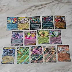 POKEMON TCG Lot Of 14 SCARLET & VIOLET/ MEGA ERA EX Rare Holographic Cards - Image 1