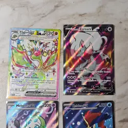 Pokemon TCG LOT of ULTRA RARE FULL ART EX V 10 cards NEAR MINT - Image 2