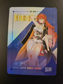 Honkai Star Rail Impact Card Himeko SR-046 Thick Stock Goddess Story - Image 1