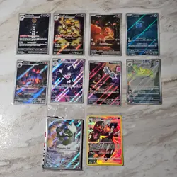Pokemon TCG Lot of 10 Cards Near Mint Illustration Rare Cards - Image 1