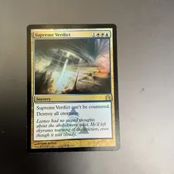 MTG - Supreme Verdict - Return To Ravnica FOIL- LP - MAGIC CARD - Image 1