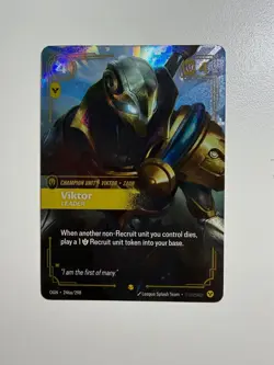 Viktor Leader OGN 246a/298 Alt Art League of Legends TCG Riftbound English Card - Image 1