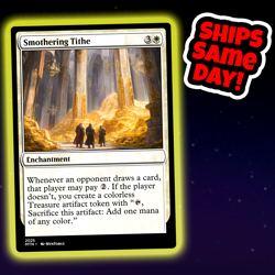 Smothering Tithe - Custom Art Magic: The Gathering Playtest Card - Commander - Image 1