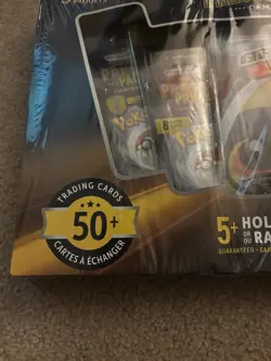 Presstine Pokemon Card Bundle 5 Packs 50+ Cards 5+ Holo Rare Sealed Box Damaged - Image 4