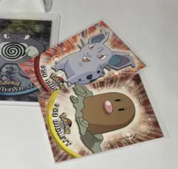 1999 Pokemon Topps TV Animation Series 1 Booster Pack With Foil Card Open NM/M - Image 4