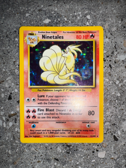 Pokemon TCG Cards Ninetales 12/102 Base Set Holo Rare LP-MP - Image 4