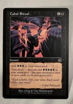 MTG Magic The Gathering Cabal Ritual - Image 1