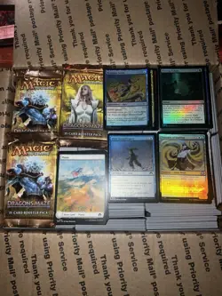 Magic: The Gathering Bulk Lot 15+ Lbs w/Boosters, full art lands, & foils (6) - Image 1