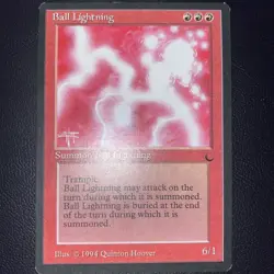 English - MTG Ball Lightning - NM - Vintage The Dark (1994) - Image 1