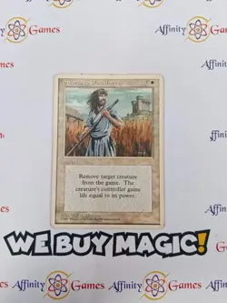 MTG | Swords to Plowshares | 4th Edition | Regular | Heavily Played | English - Image 1