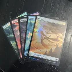 MTG - Full Art Land - Foil - Tarkir: Dragonstorm - 1 of each type - Image 1