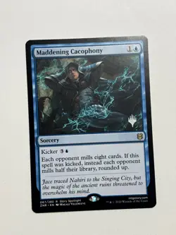 Maddening Cacophony Zendikar Rising Magic the Gathering MTG - Image 1