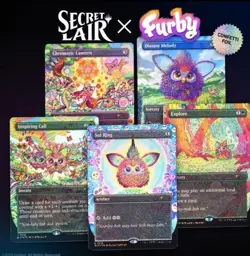 MTG Secret Lair Furby Confetti Foil Doo-ay Noo-lah Magic: The Gathering! IN HAND - Image 3