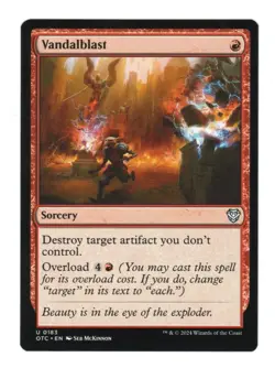 MTG - Vandalblast - Commander: Outlaws of Thunder Junction - Near Mint - Image 1