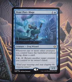 Dour Port-Mage Bloomburrow Regular Magic The Gathering - Image 1