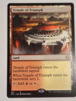 Temple of Triumph - Commander: 2021 - Magic the Gathering MTG Nice! - Image 1