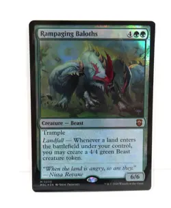 Rampaging Baloths Ripple Foil NM - MTG Magic MH3 Modern Horizons 3 - Image 1
