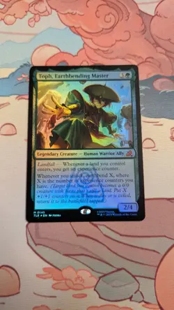 Toph, Earthbending Master #145 (Foil) (NM) TLE Magic MTG - Image 1