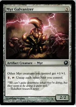 Myr Galvanizer - U - Scars of Mirrodin - 181 - LP - Normal - Image 1