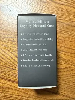 Mythic Edition Loyalty Dice and Case for Magic: The Gathering New - Image 4