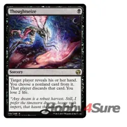 Thoughtseize M/NM Magic: The Gathering MTG Iconic Masters - Image 1