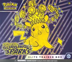 Pokemon TCG; Surging Sparks (SV08) Elite Trainer Box (ETB) - New, Factory Sealed - Image 1
