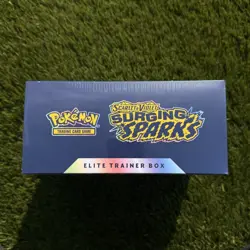 Pokemon TCG; Surging Sparks (SV08) Elite Trainer Box (ETB) - New, Factory Sealed - Image 2