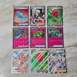 Pokemon Full Art Trainer Lot Of 9 - Image 1