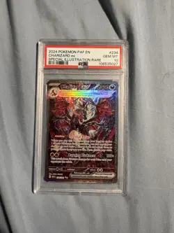 Pokemon TCG Charizard EX Paldean Fates Sir 234/091 PSA 10 - Image 1