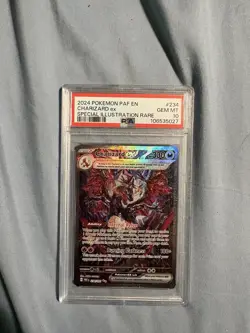 Pokemon TCG Charizard EX Paldean Fates Sir 234/091 PSA 10 - Image 2