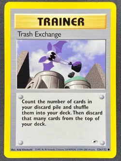 Pokemon Trash Exchange 126/132 G1 Gym Heroes Unlimited LP - Image 1