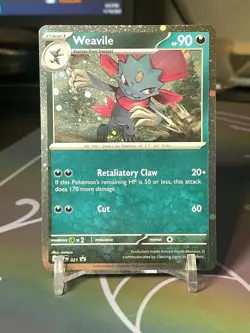 Pokemon TCG Weavile 021 Phantasmal Flames Black Star Promo Mint/Near Mint - Image 1