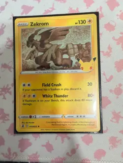Zekrom 010/025 Holo Rare - 2021 Pokemon Celebrations 25th Anniversary NM - Image 1